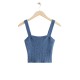 Custom Womens fashion knitwear knitted camisole Cropped Fitted Knit Top Womens Knitted Vest sweater