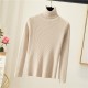 New-Coming Autumn Winter Top Solid Pull Femme Pullover Thick Knitted Womens Turtleneck Oversize Women SweaterPopular