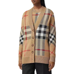 Maglia Maglione 2021 Oversize Classic Cardigan Sweater Ribbing V Neck Long Sleeve Checkered Plus Size WomenS SweatersPopular