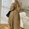 Winter 2022 new design high neck pullover knitted cardigan long sleeve wide leg pants 3 sets women sweaterPopular