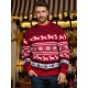 PASUXI Custom Warm Jacquard Family Christmas Sweater Vintage Unisex Pullover Men Knitted Womens Sweaters For Winter