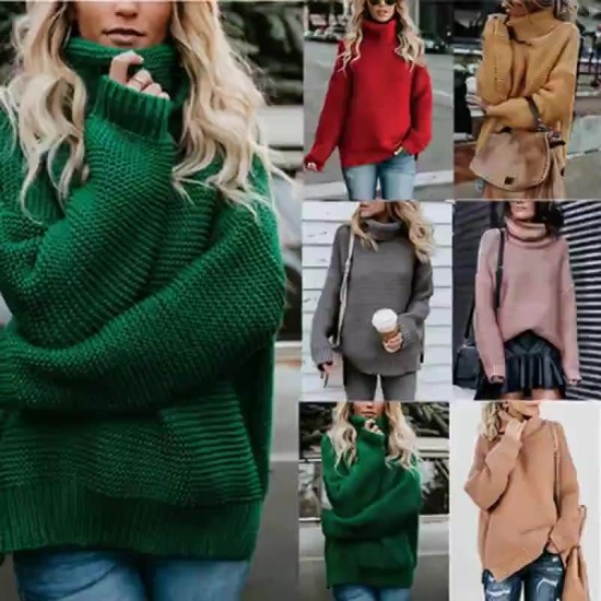 2022 Custom OEM & ODM Womens Sweaters Long Sleeve Oversized knitwear women clothes Knitted pullover sweater women