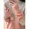 New AW custom Gradient knitted sweater gentle Mohair V-Neck long sleeve womens sweaters