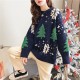 2023 custom warm jacquard family christmas sweater vintage unisex pullover ugly cashmere men knitted womens sweaters for winter