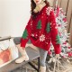 2023 custom warm jacquard family christmas sweater vintage unisex pullover ugly cashmere men knitted womens sweaters for winter