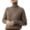 Thick warm woolen cashmere long sleeve knitwear winter woman turtleneck pullover sweater for women 2023 knitted womens sweaters