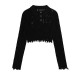 Wholesale 2023 Autumn Round Neck Knitwear Long Sleeve Fashion Loose Womens Sweater