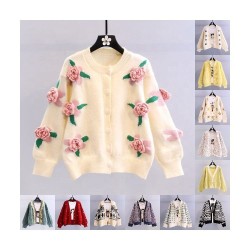 Women Long Sleeve Christmas sweater Womens knitted pullover oversized Womens Sweater