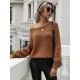 Plus Size Winter Womens Sweaters Autumn Winter Crew Neck Lady Pullover Sweater Loose Oversized One Off Shoulder Knit Sweater