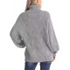 Wholesale Winter Long Sleeve Fall Solid High Neck Turtleneck Pullover Womens Sweaters Outerwear 2023