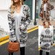 DAMOCHIC 2023 Fashion Fall Autumn Winter Knitted Long Coat Jacket Casual Ladies Cardigan Womens Sweaters