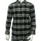 Winter Flannel Womens Fashionable Plaid Shacket Button Down Jacket Coat