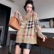 Maglia Maglione 2021 Oversize Classic Cardigan Sweater Ribbing V Neck Long Sleeve Checkered Plus Size WomenS SweatersPopular