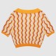 2023 New Design Custom Womens Knitwear V Neck Loose Solid Color Spring Summer T-Shirts Short Sleeve Knitted Cardigan SweaterPopular